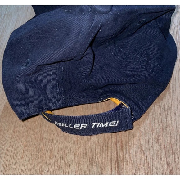 Miller Hat Blue Adjustable Hat Cap Miller‎ Lite Hat - Picture 3 of 5